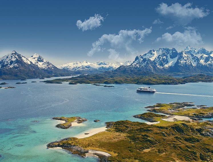 CREDIT - Trym Ivar Bergsmo - Hurtigruten Ship in Raftsundet Norway.JPG