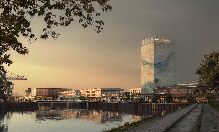 Visualisierung Siloturm im Rahmenplan des Büros COBE.jpg