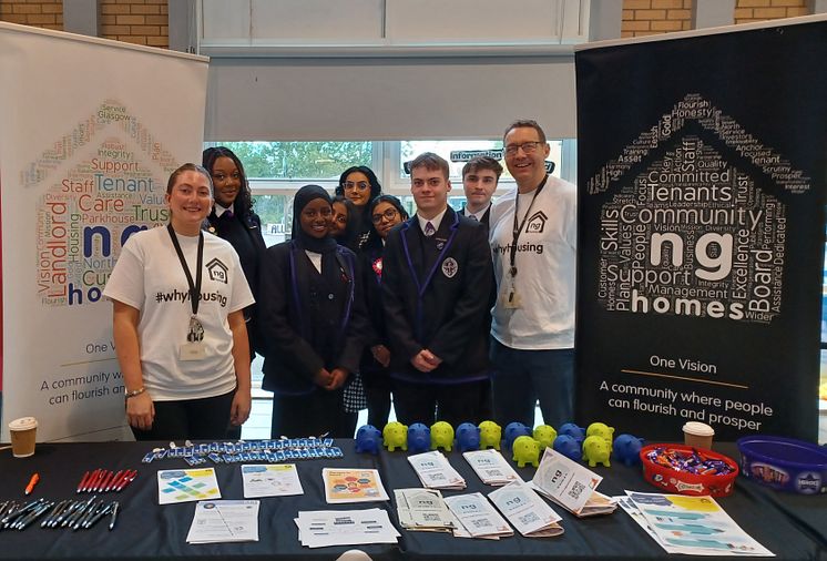 ng homes staff with senior pupils during All Saints DYW careers carousel.jpg