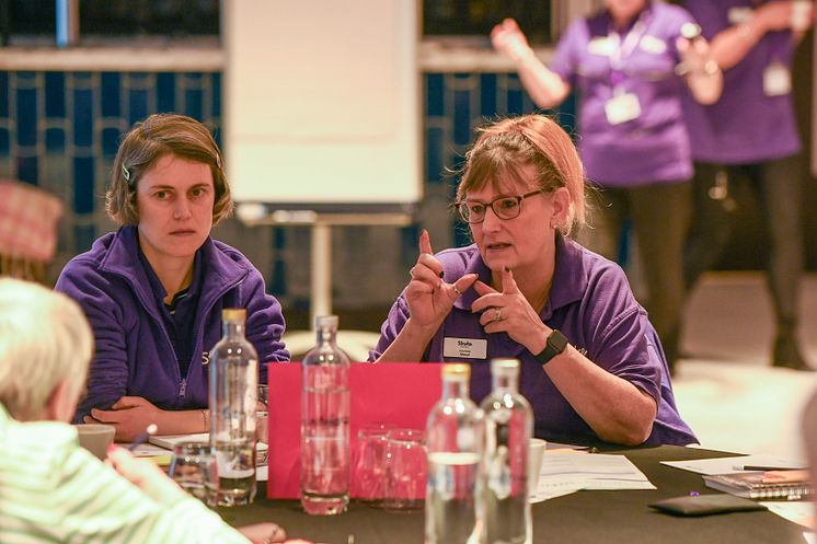 Sheryl Herring at recent Stroke Association volunteer event   .JPG