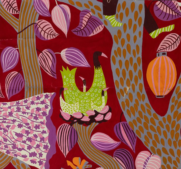 Stig Lindberg_Skiss till textil © Foto_Designarkivet .jpg