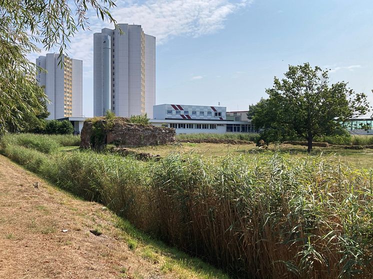 Burgruine Glambek und Arne Jacobsen Bau