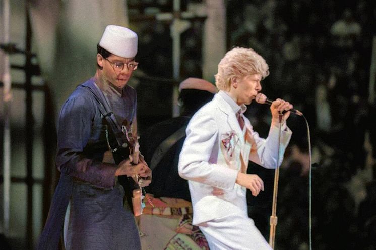 Carlos Alomar and David Bowie