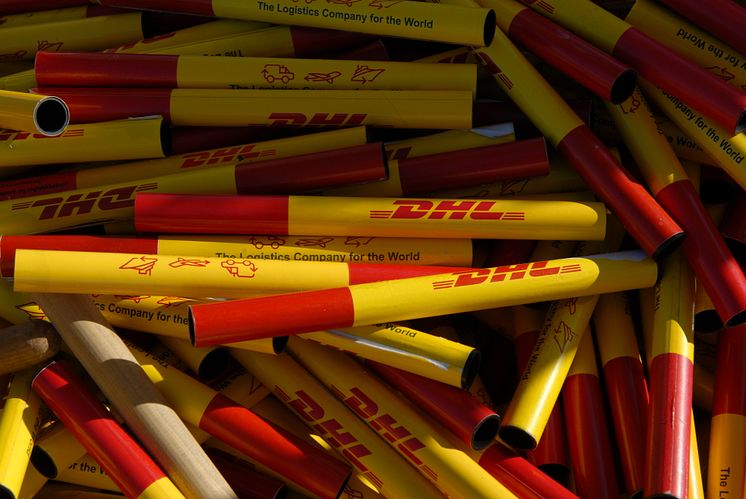 Depechen som benyttes til DHL Stafetten