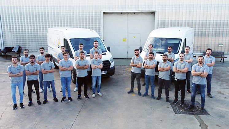 The Baykon Service team: with many years of experience and a nationwide presence for customer proximity and fast support