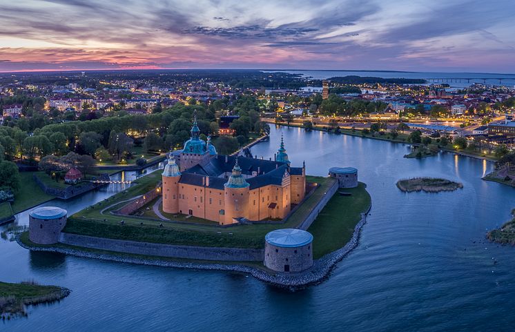 Flygbild Kalmar Slott