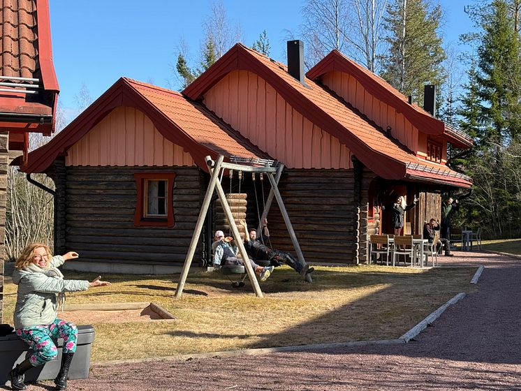 Stuga i Sagolandsbyn