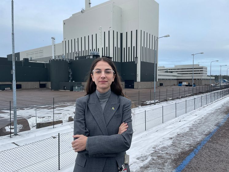 Romina utanför O3.JPG