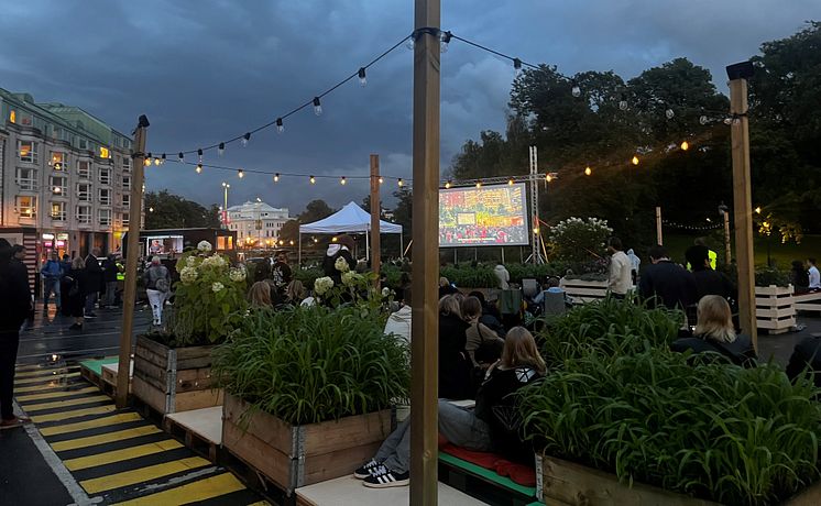 Grönsakstorget i augusti 2023 då det gjordes om till ett mindre sommartorg. Bild Göteborgs Stad.jpg