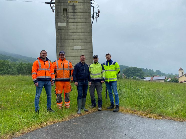Die Gemeinde Hunding in Niederbayern freut sich über die Modernisierung ihres Stromnetzes. 