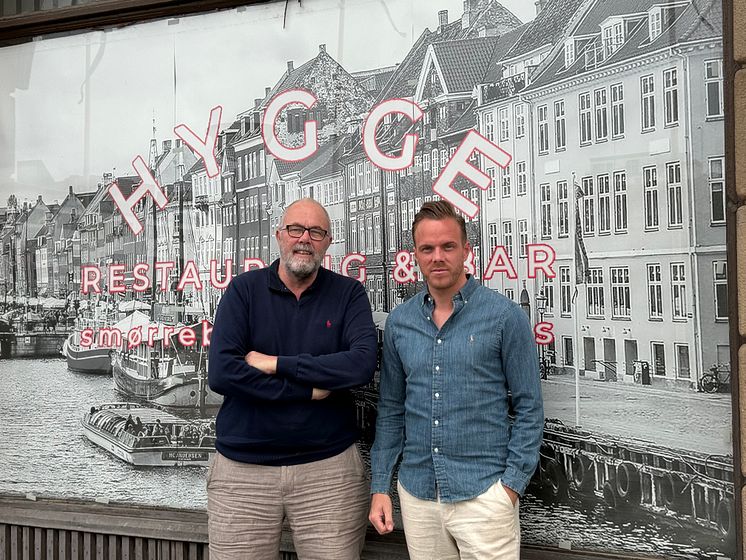 Mats Löhnn och Joakim Hägg driver HYGGE Restaurang & Bar