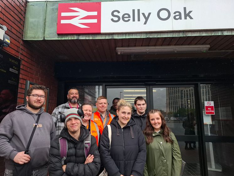 Mencap adopts Selly Oak station.jpg