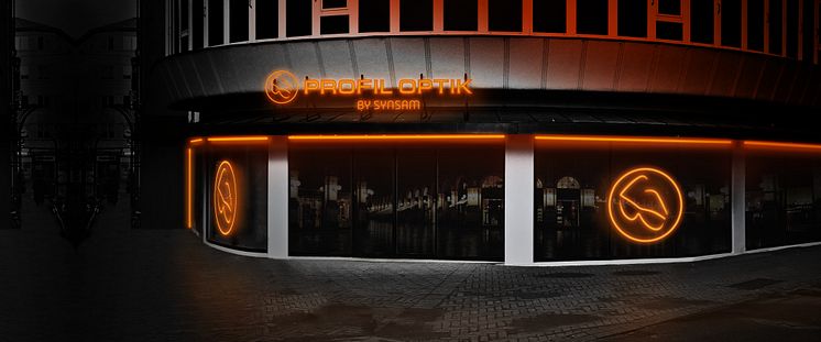 Profil Optik butiksfacade