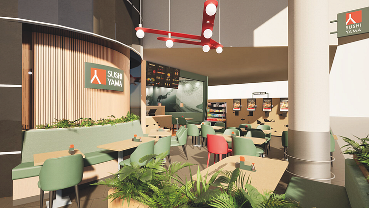 Sushi Yama öppnar på Arlanda hösten 2025, ny restaurang på Sky City