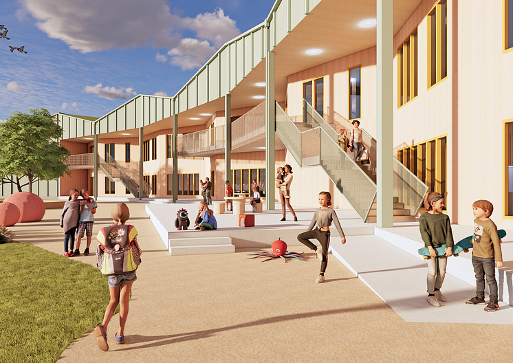 Visionsskiss grundskola Adolfsfält