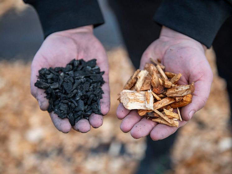 Solör Bioenergi kombinerar fjärrvärme och biokol
