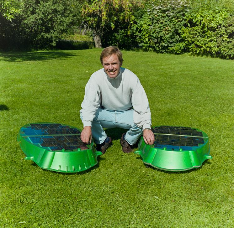Lars Andersson with prototype in 1993.jpg