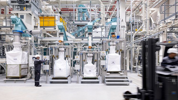 Mercedes-Benz anläggning för batteriåtervinning i Kuppenheim