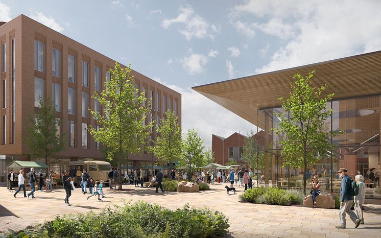 An artist impression of the proposed Prestwich Village square - 2.jpg