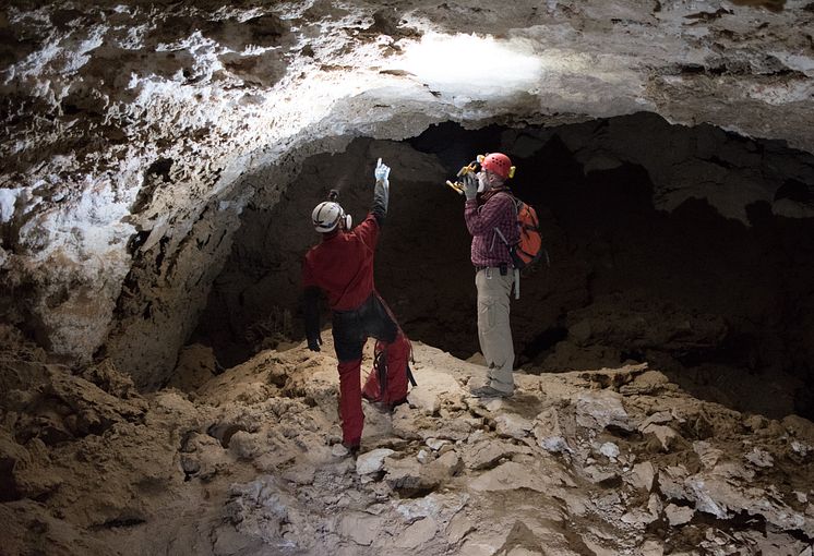 1 - Some of the research team pictured examining a cave. Photo credit Green Arabia Project.jpg
