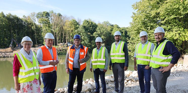 Baustellenbegehung CityRiver Donauwörth