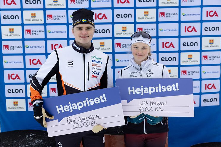 Erik Johansson och LIsa Eriksson vann Hejapriset.jpg