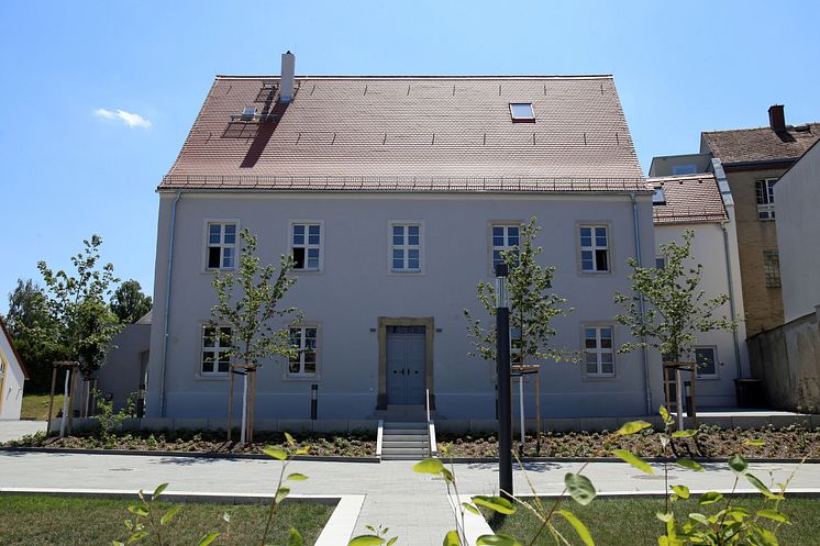 Ringelnatz-Geburtshaus in Wurzen - Innenhof