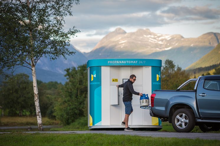 Gasflaschen-Automat von Vendanor