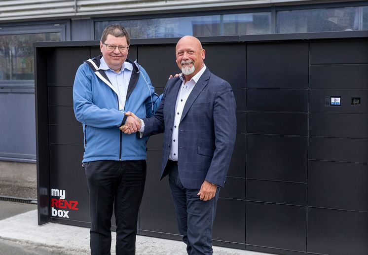 Hans Peter Nordstrøm Nissen Adm. Direktør dao og Kenneth Steinmetz Adm. Direktør Renz.jpg