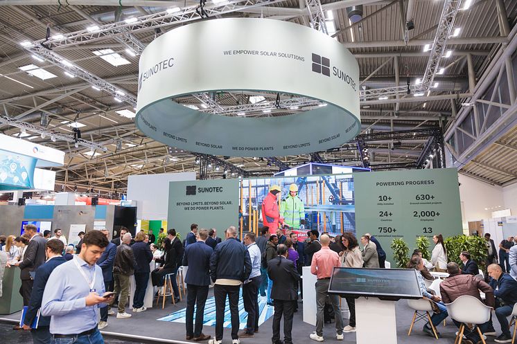 SUNOTEC booth at Intersolar 2025 