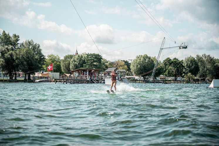 Wasserskilift in Estavayer-le-Lac