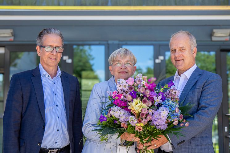 Interimspräsident Prof. Dr. Thomas Bals hat Dr. Marion Rieken – zuletzt hauptamtliche Vizepräsidentin für Personal und Finanz