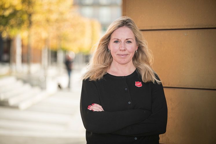 Madeleine Sundell, Frälsningsarmén, talesperson människohandel