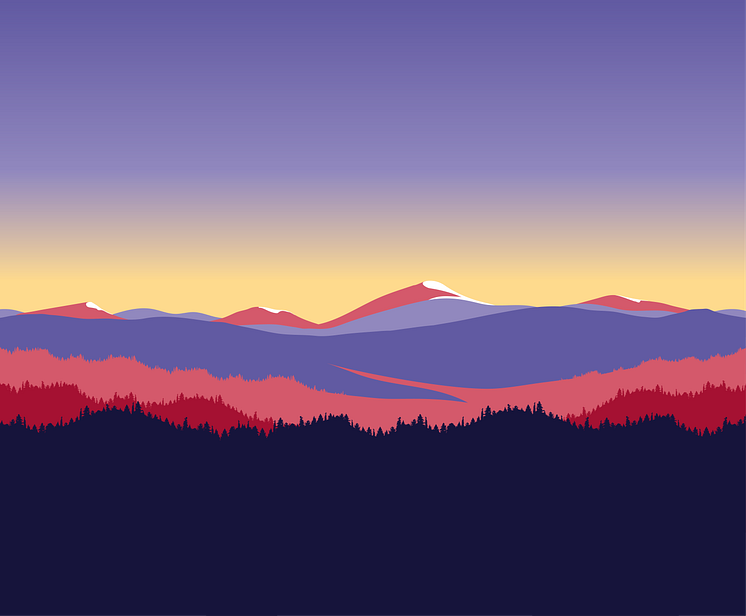 Fjällfil svarta vinbär dekor
