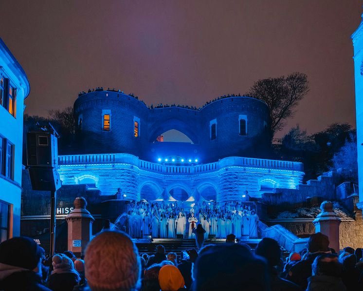 Julshow på Terrasstrapporna 2023