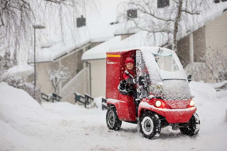 Postbudene får mye å gjøre frem mot jul. 