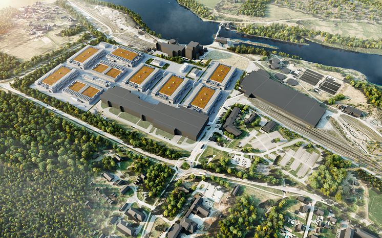 EcoDataCenter Mega Center Borlänge