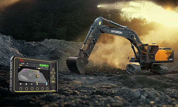 Hyundai Construction Equipment and Leica Geosystems are introducing 3D machine guidance system for excavators.jpg