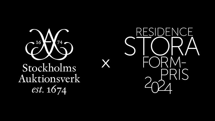 Stockholms Auktionsverk x Residence Stora Formpris