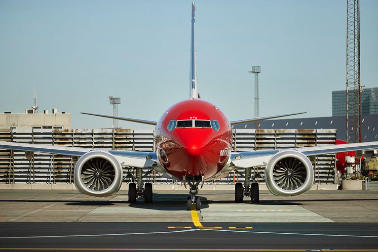 737 MAX 8 at Copenhagen Airport