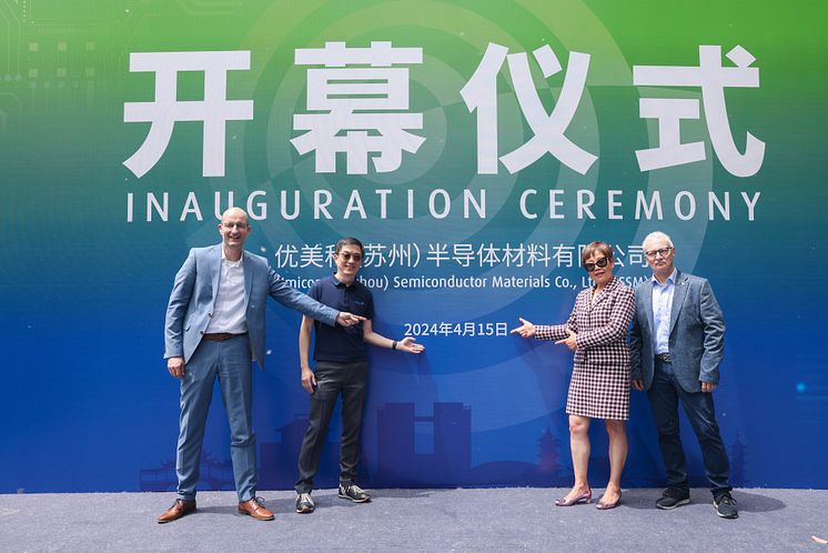 Gründung Umicore Suzhou Semiconductor Materials (USSM)