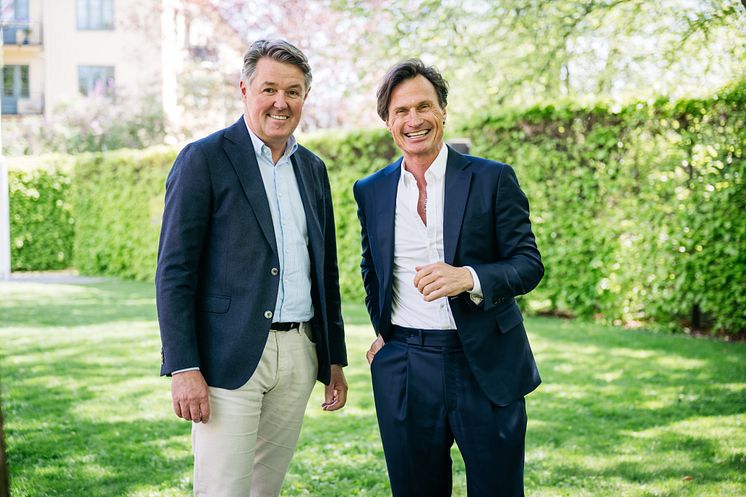 Geir Karlsen and Petter Stordalen
