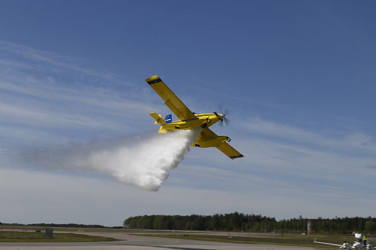 Mindre skopande flygplan