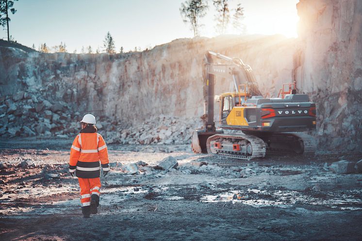 Volvo grävmaskiner - strategisk investering i produktion