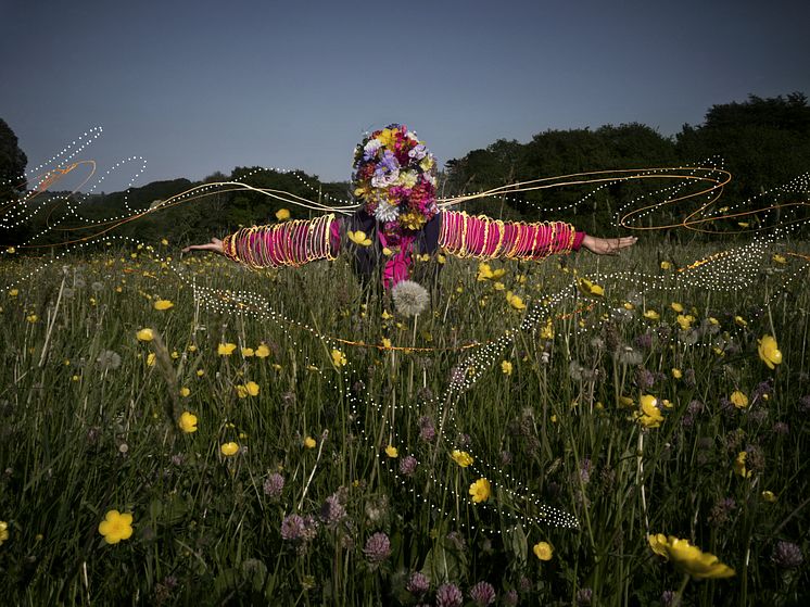Ah-Muzen-Cab – Mayan deity of bees, 2023, from the series Digital Clouds Don’t Carry Rain, 2021–2024. © Mónica Alcázar-Duarte