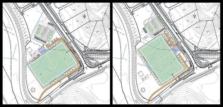Fotbollsplan vid Norrby gärde