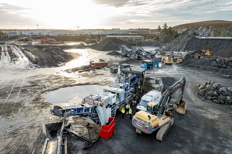 Swecon och Volvo Penta hos Haeab i Jordbro