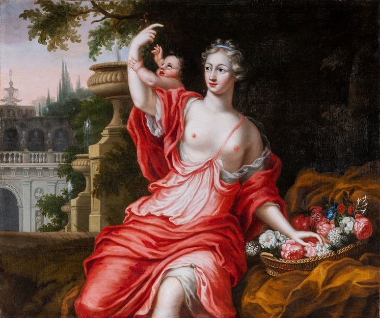 Bild: Anna Maria Ehrenstrahl, Allegori över våren, 1687, Göteborgs konstmuseum.