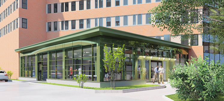 Illustration över kommunhuset i Upplands Väsby.png