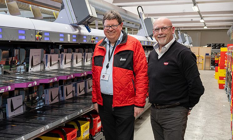 Hans Peter Nissen, administrerende direktør, dao og Kenneth Steinmetz, administrerende direktør, Renz A/S